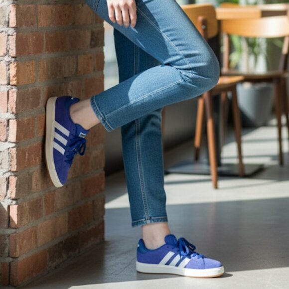 NWT Adidas Women’s Rare Blue Fashion Sneakers - Size 8 - Picture 2 of 7